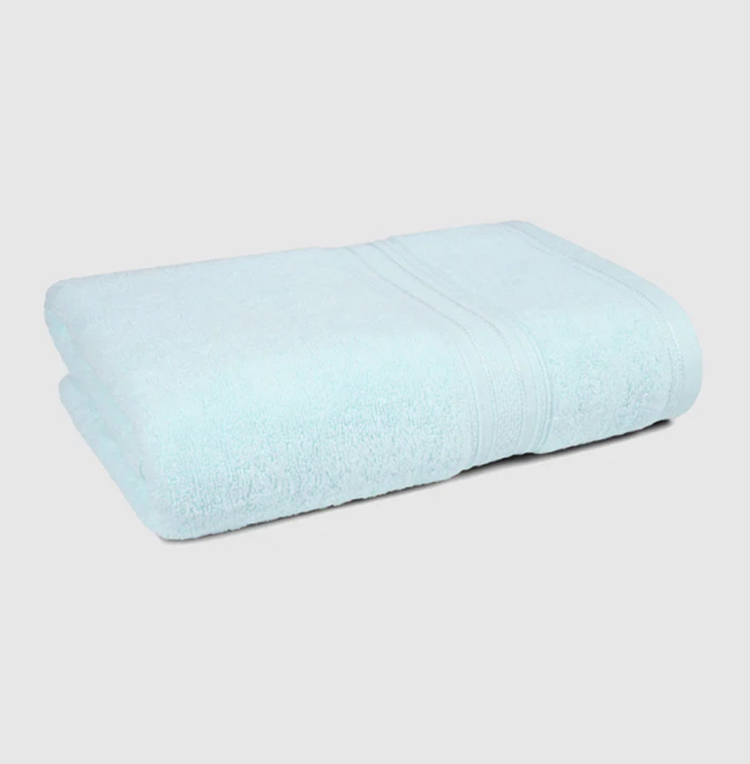 CLASSIC BATH TOWEL, 100% Cotton, 525 GSM, Super Soft – PURE AQUA (150 × 75 cm)